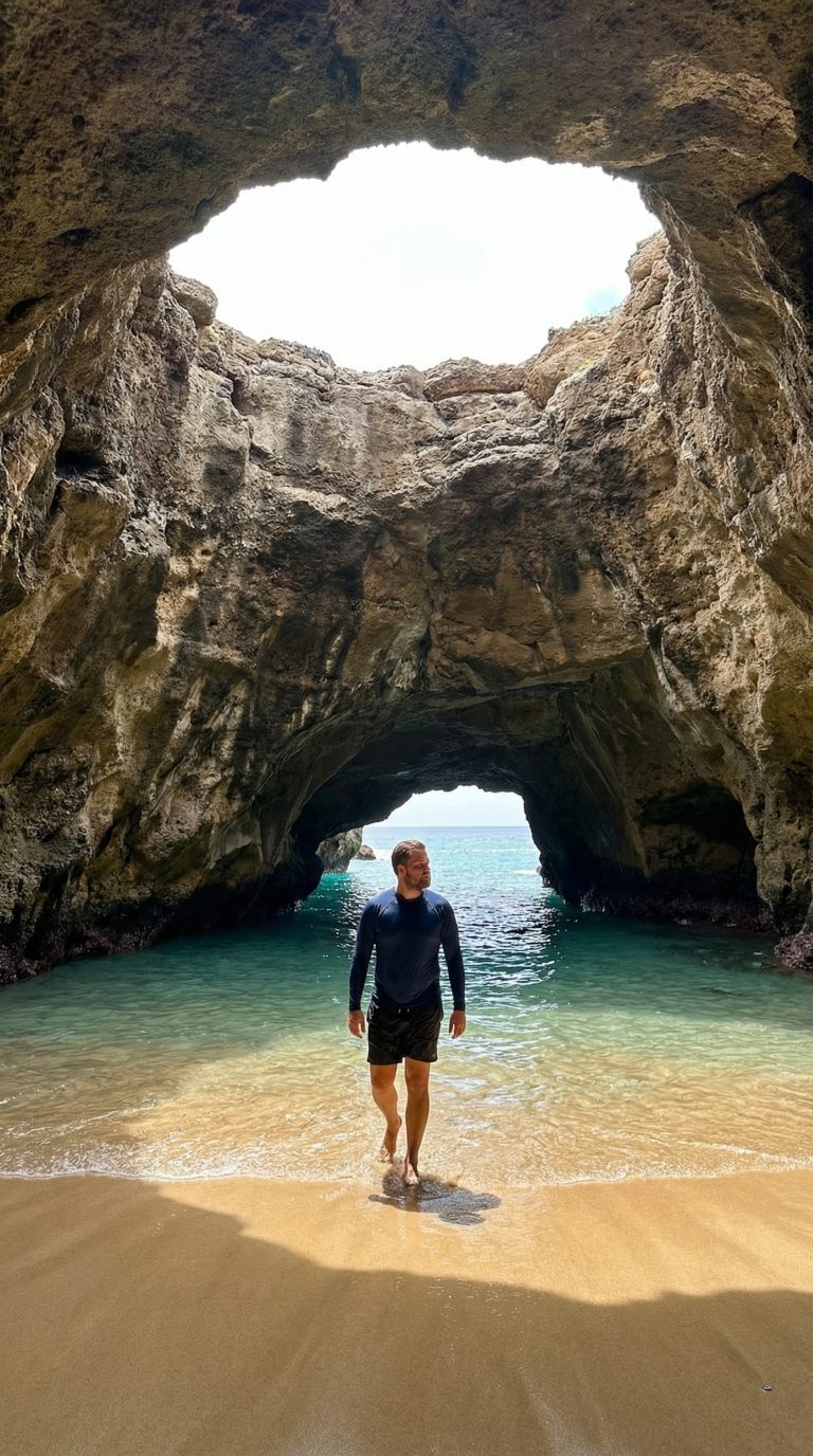 Turquoise water and dramatic landscape at one of the most unreal places in Mexico