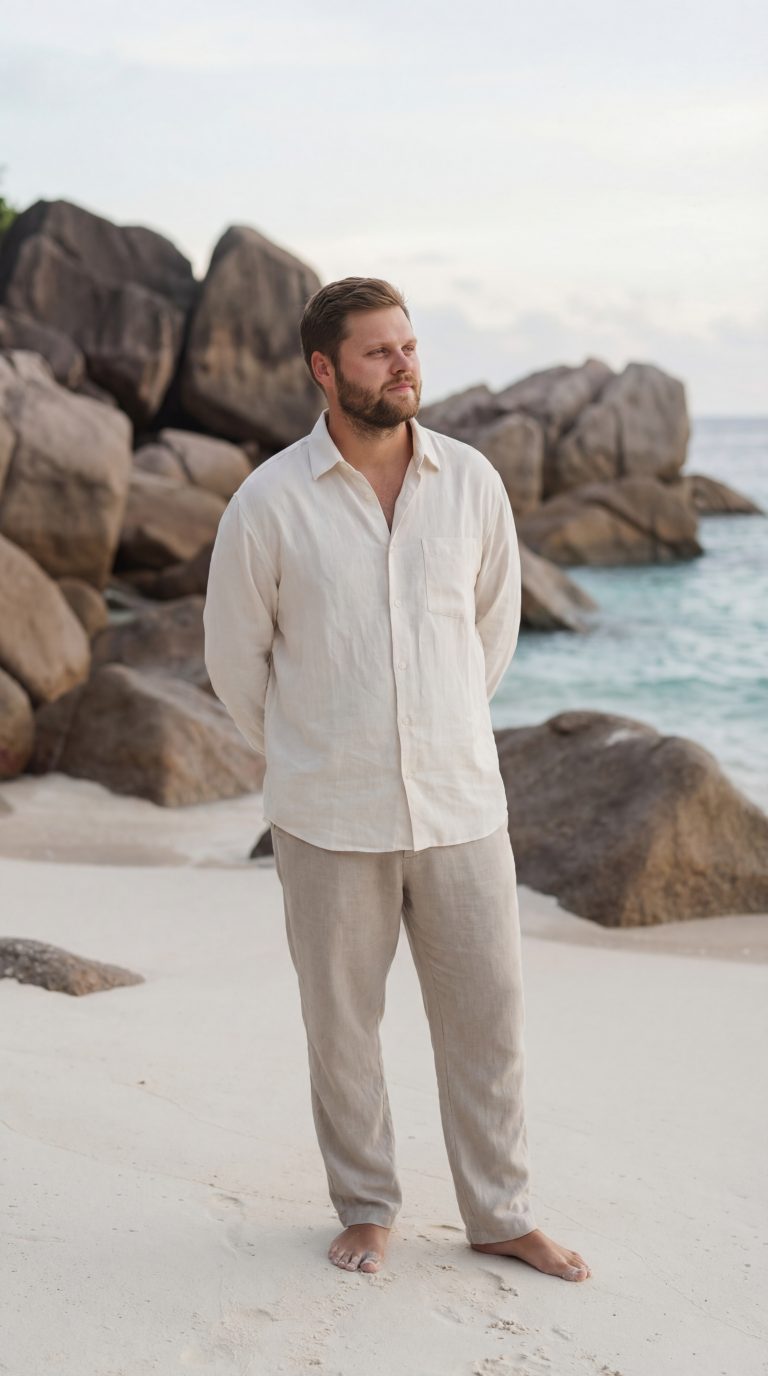 FULL PROMPT, MAX ZAHARENKOV NORTH ISLAND LODGE · PRIVATE ISLAND DISCRETION · INVITATION-ONLY ENERGY · HARD IDENTITY LOCK · QUIET ULTRA-PRIVATE LUXURY CRITICAL TONE RULE This is NOT tropical influencer content. This is NOT honeymoon marketing. No: • champagne • pool posing • arms-wide gestures • flashy wealth signals • dramatic sunset romance Tone must be discreet, composed, network-level access. Privacy > spectacle. ULTRA HARD IDENTITY LOCK Use ONLY uploaded Max Zaharenkov references. Do NOT: • approximate • beautify • slim face • enhance symmetry • redesign beard • reinterpret hairstyle Facial geometry must be directly replicated. If identity deviates → regenerate. Identity priority > environment. FACE STRUCTURE MUST MATCH EXACTLY • identical skull shape • identical jawline • identical chin width • identical cheekbone projection • identical nose bridge and tip • identical eye spacing • identical eyebrow density • identical lip proportions • identical hairline No harsh equatorial sunlight shadows. No blue reflection cast from water. No overexposure. If lighting distorts structure → soften exposure. SINGLE SUBJECT RULE Only ONE human: Max Zaharenkov. No: • guests • staff • silhouettes • reflections • boats Isolation must feel real. Exactly: 2 arms 2 legs 1 head Correct anatomy only. SCENE OPTION A, GRANITE ROCK PRIVATE BEACH (MOST STABLE) Environment: • Iconic Seychelles granite formations • Empty white sand • Soft muted turquoise water • Low vegetation • Clean horizon Atmosphere: Protected. Untouched. Access-controlled. SCENE OPTION B, VILLA EDGE WITH OCEAN FRAME Environment: • Minimal natural villa architecture • Wood + stone textures • Ocean visible mid-distance • No decorative clutter Design integrated with landscape. SCENE OPTION C, ISLAND PATHWAY (ULTRA-DISCREET) Environment: • Narrow natural island path • Dense greenery • Ocean glimpse through foliage • No signage Feels off-map. ACTION Max walking slowly or standing calmly. • Relaxed posture • Slight composed expression • Hands natural • No performative gestures • No beach influencer pose Energy = invitation-only access. OUTFIT, ULTRA QUIET ISLAND LUXURY • Oversized linen shirt (stone, off-white, muted olive) • Relaxed tailored trousers • Barefoot or minimal loafers • No bright prints • No logos • No flashy accessories Premium understated presence. LIGHTING Soft late afternoon or diffused daylight. • Balanced exposure • Subtle warmth • No HDR • No hyper-saturation • No cinematic grading Face evenly readable. CAMERA 50mm lens simulation Medium framing (waist-up preferred for identity stability) Eye-level Balanced composition No drone No ultra-wide distortion Editorial private-island photography. COLOR PALETTE Muted turquoise Granite grey Soft sand beige Natural wood Neutral linen tones No neon tropical colors. No luxury-ad gloss. STYLE Ultra-realistic editorial photography. Ultra-private discretion. Understated power. Network-level exclusivity. Not honeymoon ad. Not influencer Maldives reel. Not billionaire fantasy poster. NEGATIVE PROMPT generic male traveler identity drift extra limbs duplicate hands honeymoon vibe champagne cliché arms wide pose HDR water fashion resort campaign wealth-flex imagery visible logos text overlays FINAL FAIL-SAFE If face does not unmistakably match reference → regenerate. If water becomes hyper-saturated → regenerate. If subject becomes too small → regenerate. If scene feels like advertisement → regenerate.